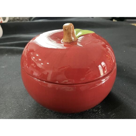 Temp-tations by Tara Apple‎ Bakeware Serving Bowl with lid Havest Fall Autumn - Picture 1 of 7